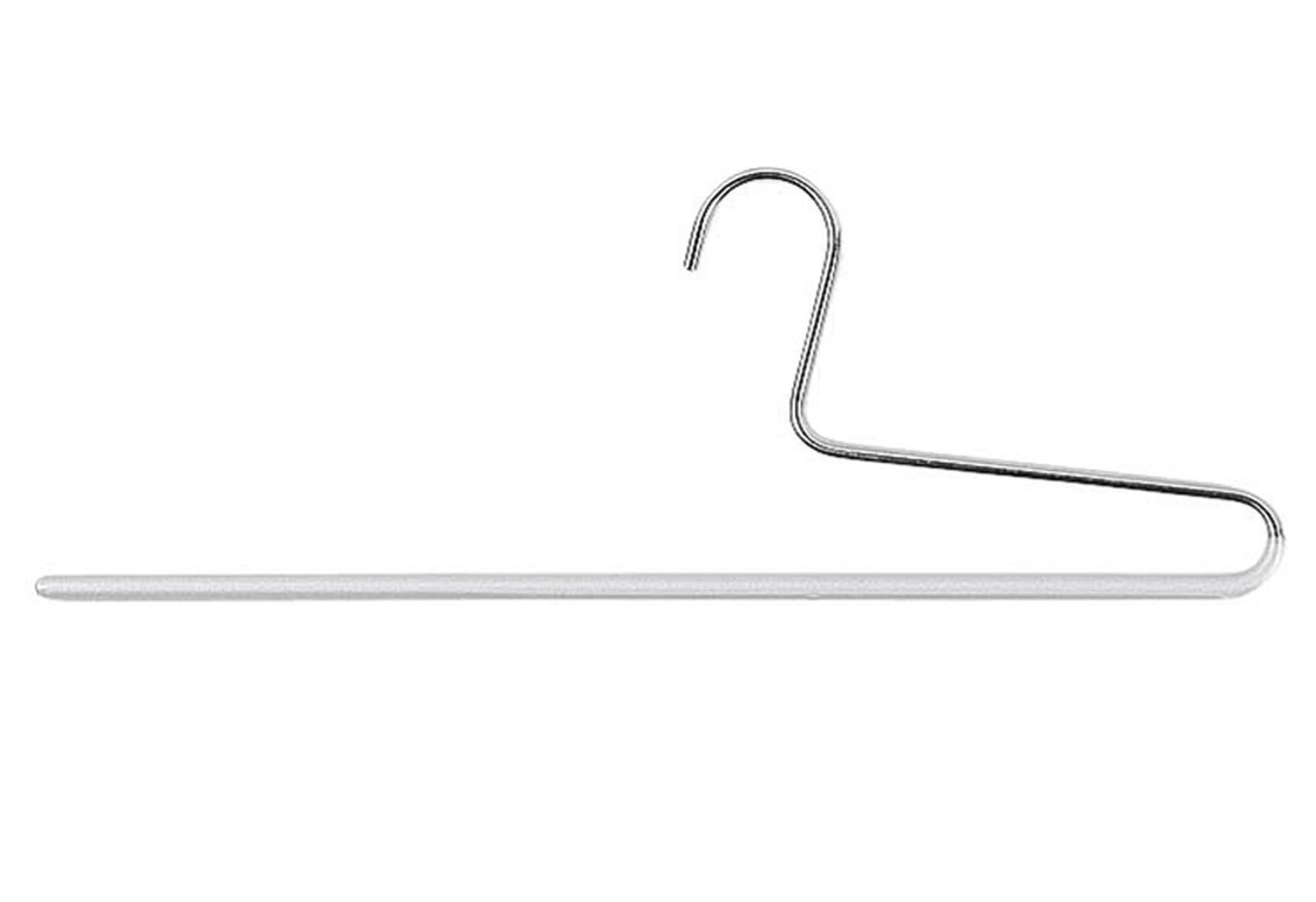 Steg-Hosenbügel KH 1 mit Steg Metall 30cm silber