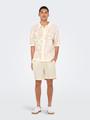 ONSTEL-PAS 0158 SHORTS L Normal geschnitten - Egret
