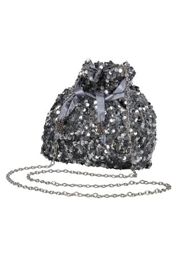 Beuteltasche OS - Silver/grey