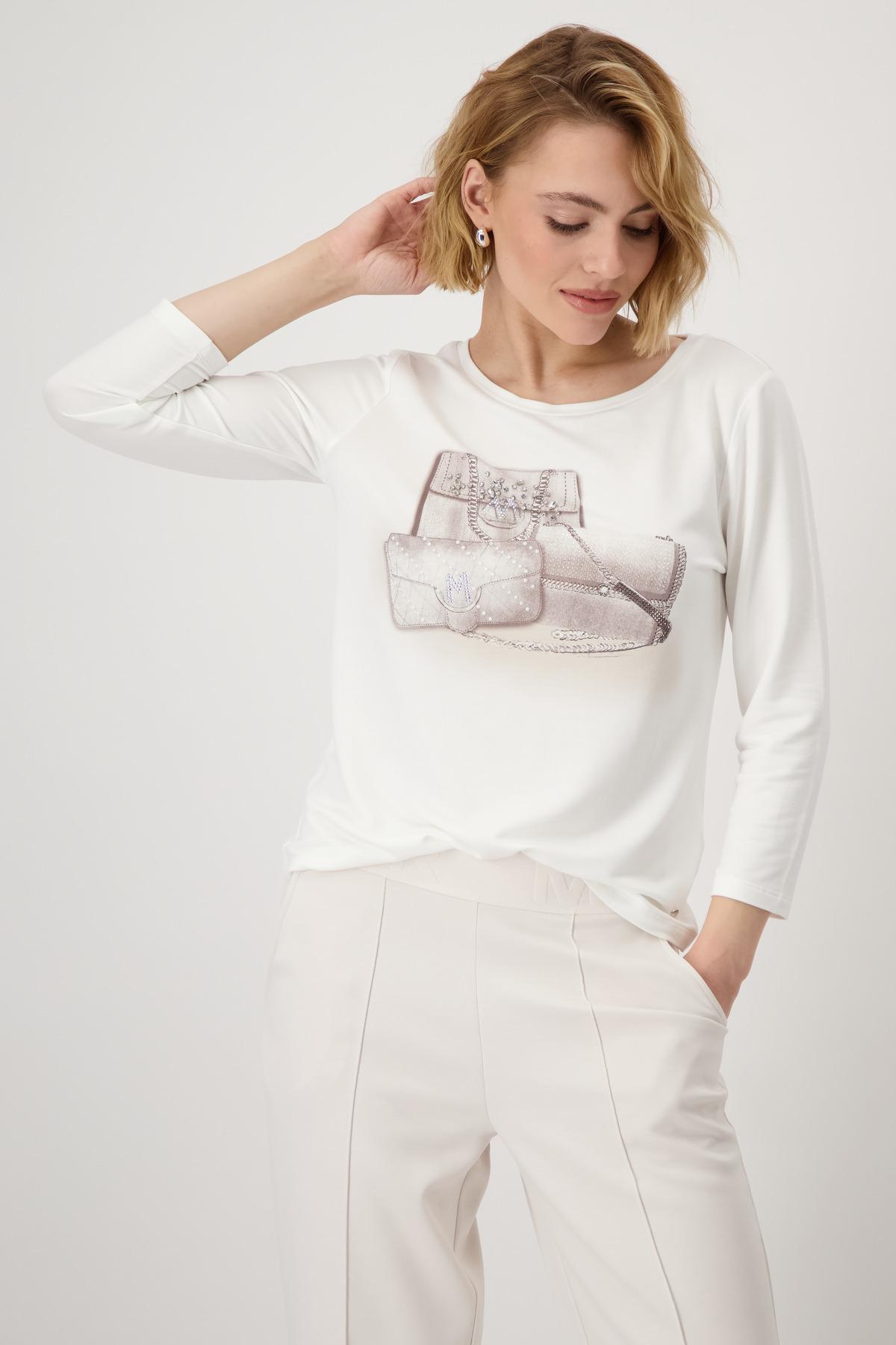 Shirt mit Taschen-Print 38 - Off-white