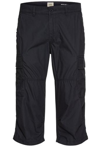 3/4 Cargo Shorts Regular Fit Blau 38IN