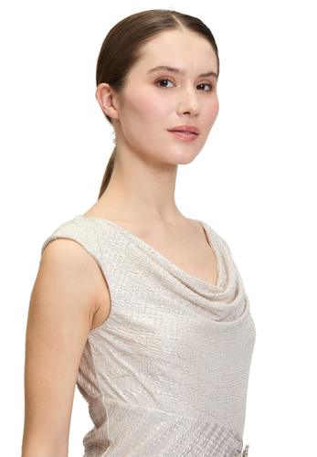 Abendkleid 40 Figurbetont - Cream/silver