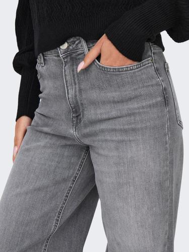 ONLMADISON BLUSH HW WID DNM REA0938 NOOS S/30 Weiter Beinschnitt - Light Grey Denim