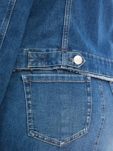 Jeansjacke in Denim - "Rethink Together" Blau 34