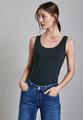 Basic Top in Unifarbe 36 - Hunter Green
