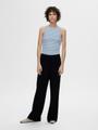 SLFANNA O-NECK STRIPED TANK TOP NOOS XS Slim Fit - Cashmere Blue