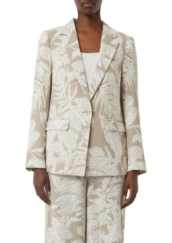 Indoor-Blazer 38 - Beige