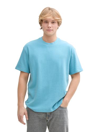 Relaxed Fit T-Shirt aus Baumwolle L Relaxed Fit - Dusty Blue