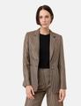 Taillierter Blazer 38 Tailliert - Schwarz Gemustert
