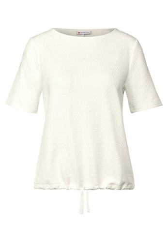 Weiches Strukturshirt Weiß 36