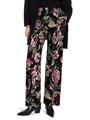 Florales Modell WINDER im Wide Fit 44 - Black