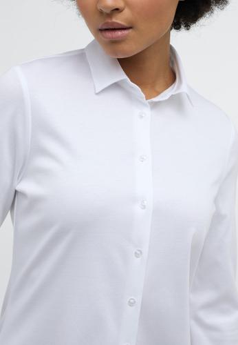 Jersey Shirt Bluse Jersey Langarm Weiß 36/Langarm