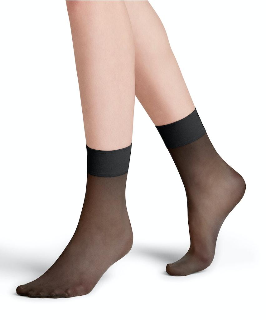 FALKE Pure Matt 20 DEN Damen Schwarz 39-42