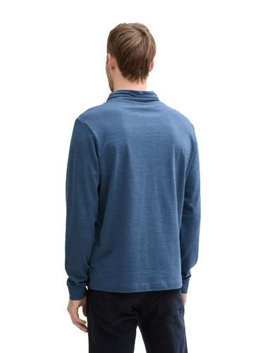 Snood Langarmshirt mit Brusttasche XL Regular Fit - Mystical Blue Navy Injected