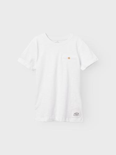 NKMVINCENT SS TOP F NOOS 104 Normal geschnitten - Bright White