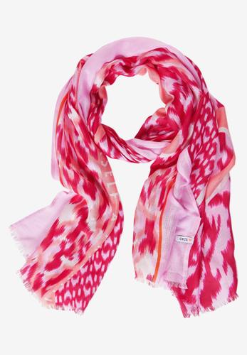 Print Modalschal A - Pink Sorbet