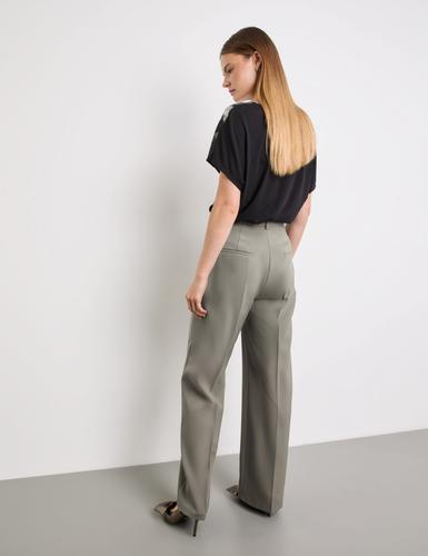 Elegante Hose mit weitem Bein Wide Leg 34 Lässige Passform - Moon Valley