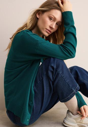 College Cardigan XL - Petrol Green