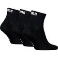 PUMA Herren Socken UNISEX QUARTER PLAIN 3P 35-38 in Schwarz