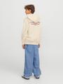 JORISLINGTON BACK SWEAT HOOD SN JNR 152 Locker geschnitten - Antique White