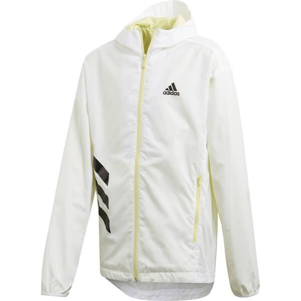 adidas Mädchen XFG Must Haves Windbreaker 164 in Grau