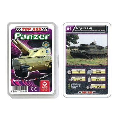 ASS Altenburger Spielkarten - TOP ASS Quartett Panzer