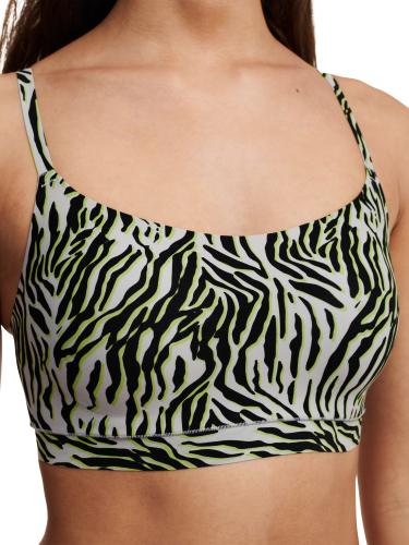 SOFTSTRETCH Bustier mit Rundhalsausschnitt XS/S - Multico Zebra Print