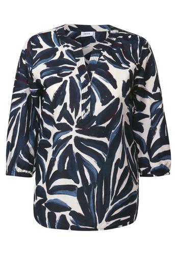 Gemusterte Tunika L - Urban Dark Blue