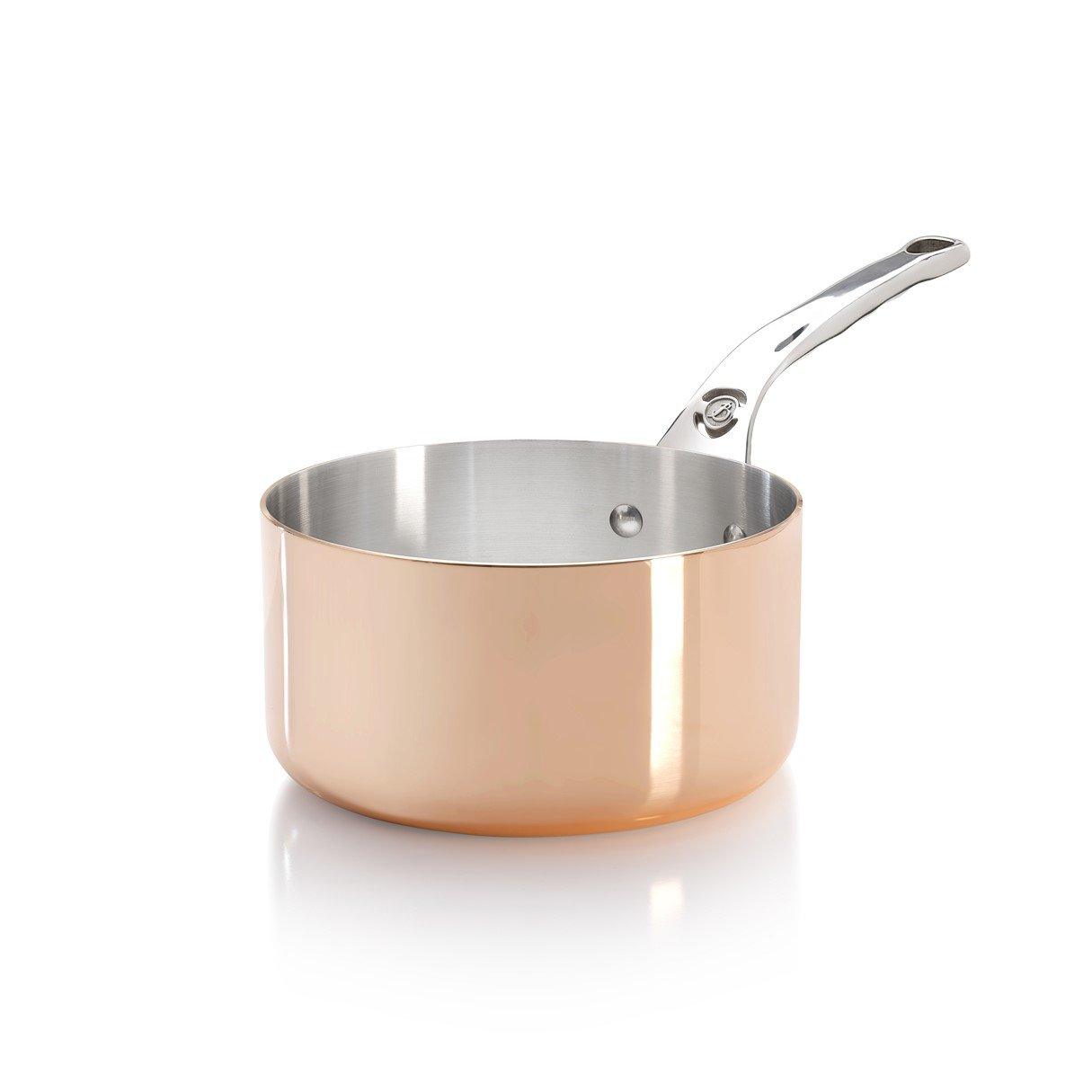 de Buyer Prima Matera massive Kupfer Stielkasserolle 16cm mit Edelstahl Griff - Default Title