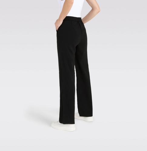 MAC JEANS - CHIARA, Floating crepe Schwarz 34/32