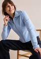 Two-Tone Ottoman Jacke XXL - Fresh Light Blue
