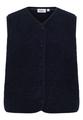 Weste in Wolloptik XL - Urban Dark Blue