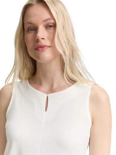 Top mit Cut-Out-Detail M Regular Fit - Whisper White