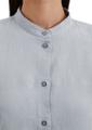 A-Shape-Leinenbluse regular Blau 38