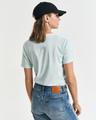Sunfaded V-Neck T-Shirt S - Faded Mint