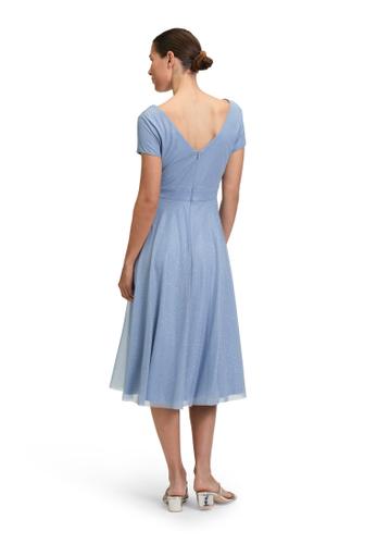 Cocktailkleid 38 Ausgestellt - Blue/silver