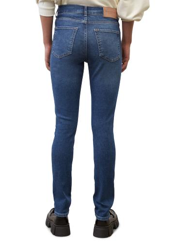 Jeans Modell SKARA high 27  32 - Dark Blue Stone Wash
