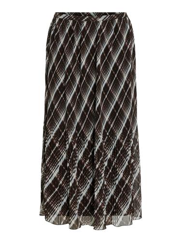 VIDALIANA KIKA HW MIDI PLISSE SKIRT/BFS 38 - Black Beauty
