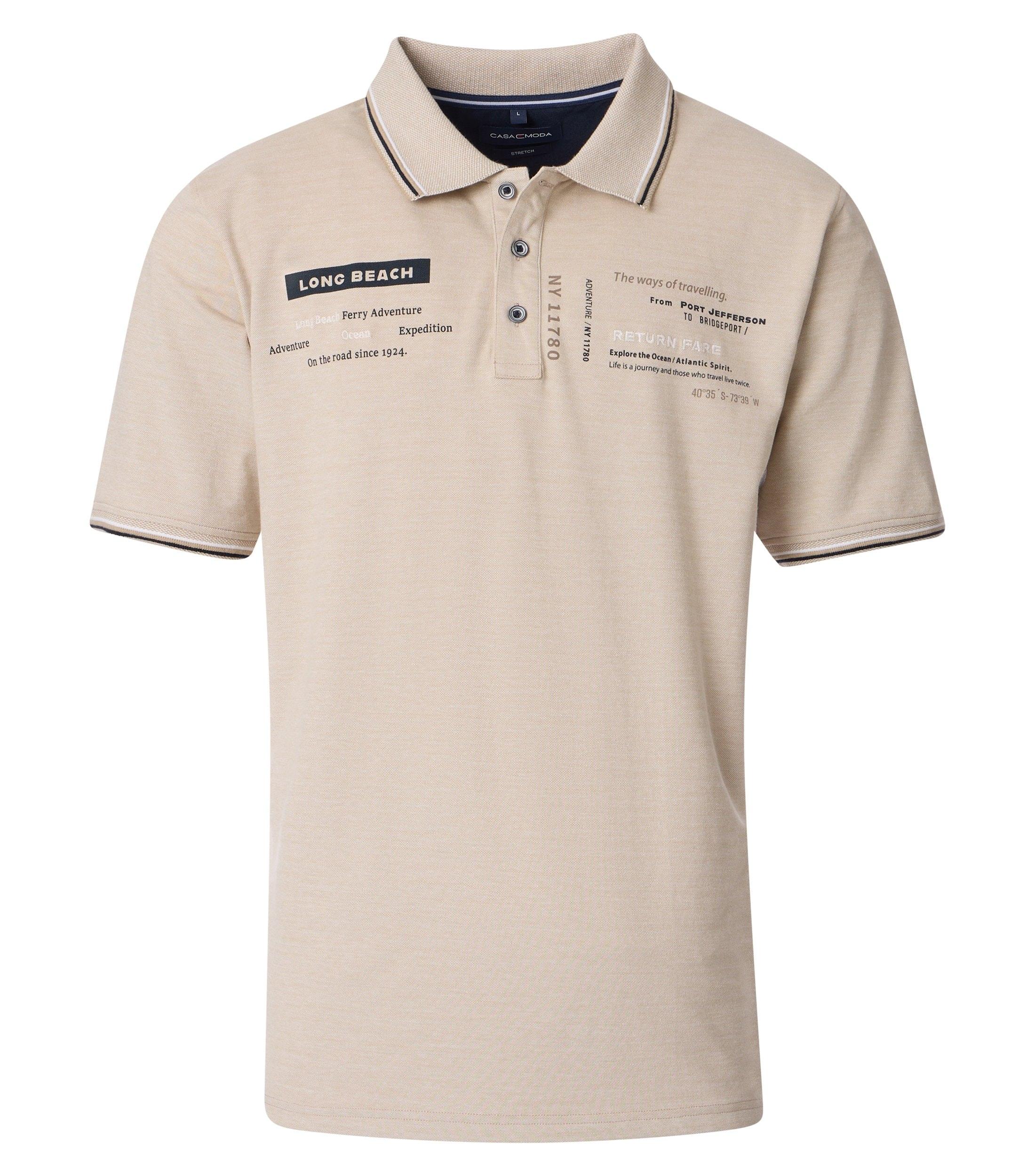 Polo-Shirt M Basic Circular Knit - Beige
