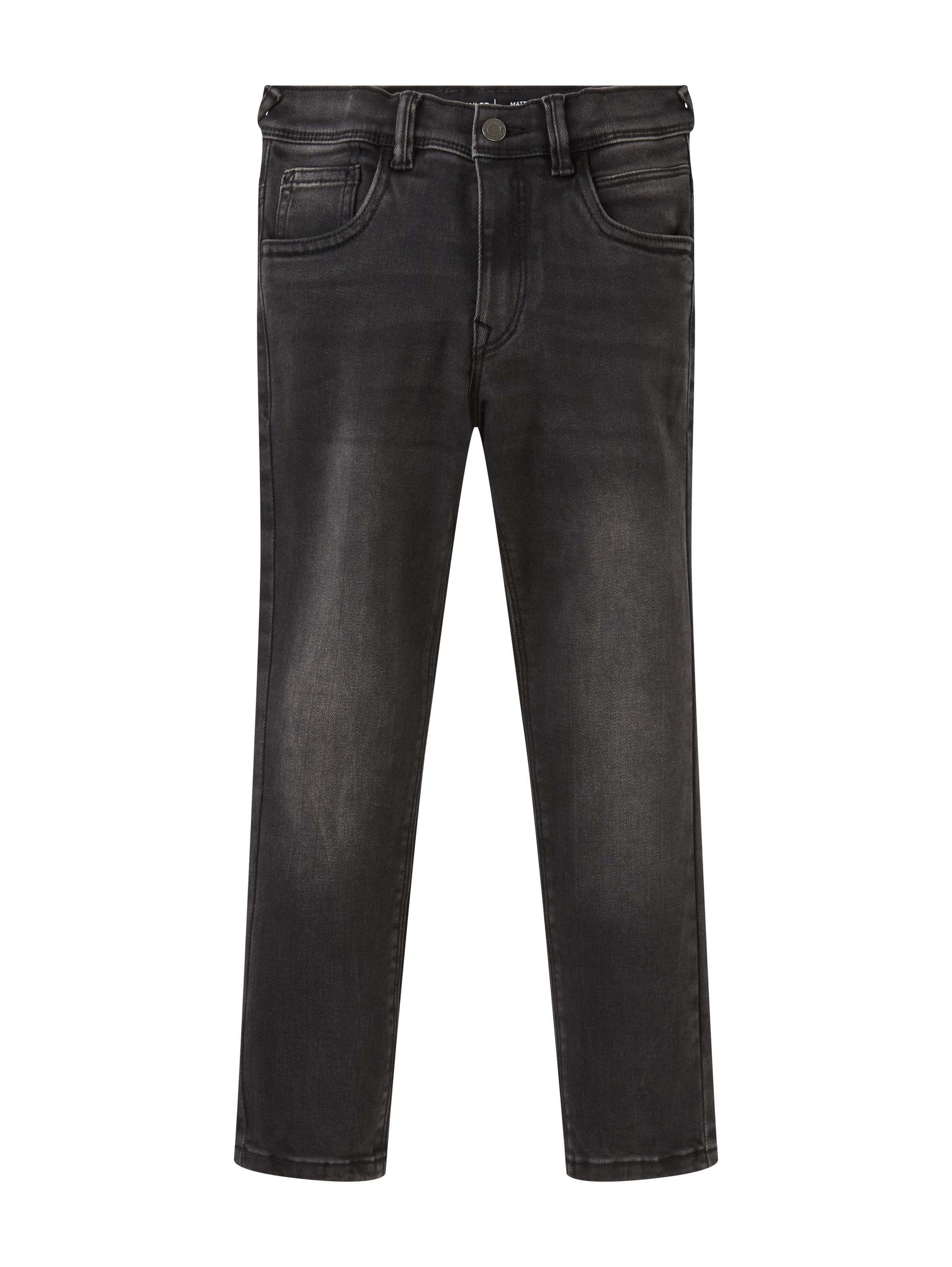 Matt Jeans 98 Skinny Fit - Clean Mid Stone Black Denim