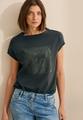 T-Shirt mit Glitzer-Print S - Slate Khaki