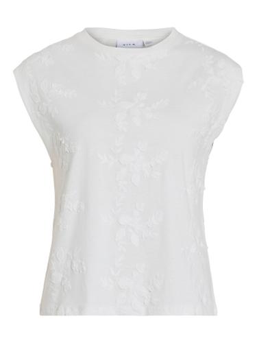 VINAYLA O-NECK S/L TOP Weiß L