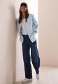 Gestreifte Longblouse XL - Fresh Light Blue