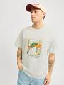 JORMANCHESTER SKETCH TEE SS CREW NECK L Locker geschnitten - Antique White