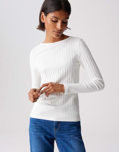 Langarmshirt "Sovke" - Weiß / 42