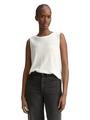 Loose Fit Top mit Waffelstruktur XL Loose Fit - Off White