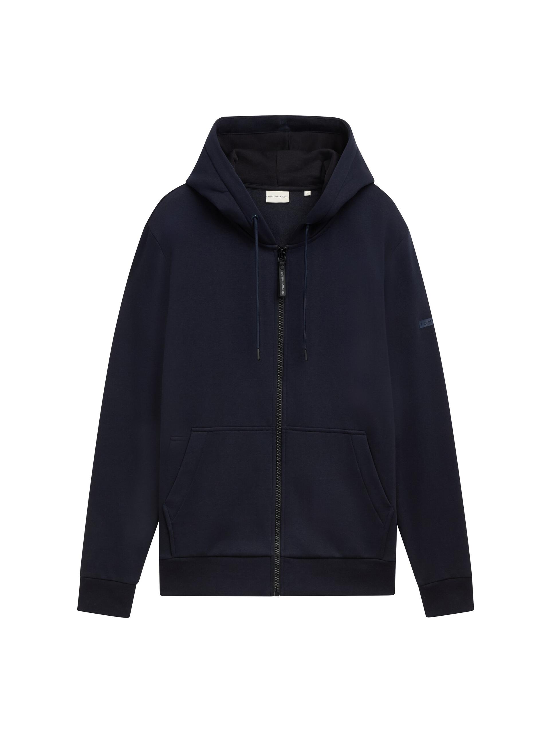 Basic Hoodie Sweatjacke XXL Regular Fit - Sky Captain Blue