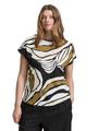 Plus Size - T-Shirt mit Muster 54 Regular Fit - Deep Black