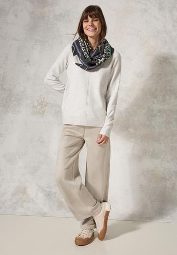 Loop-Schal mit Print A - Black