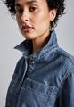 Kurzes Jeanshemd 36 - Medium Blue Clean